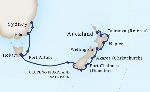 Australia, Nowa Zelandia - Auckland - Noordam