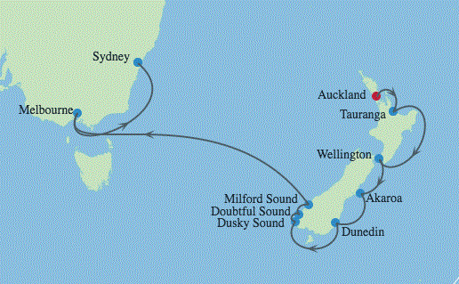Australia, Nowa Zelandia - Aukland - Celebrity Solstice