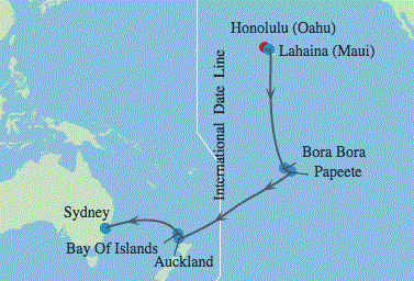 Australia, Nowa Zelandia - Honolulu - Celebrity Solstice