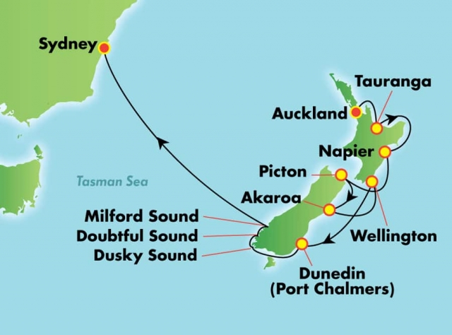 Australia, Nowa Zelandia - Auckland - Norwegian Jewel