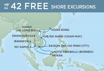 Azja - Bangkok - Seven Seas Mariner