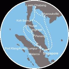 Azja - Singapur - Costa Fortuna