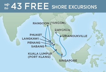 Azja - Singapur - Seven Seas Mariner