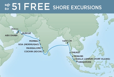 Azja - Singapur - Seven Seas Navigator