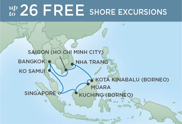 Azja - Singapur - Seven Seas Voyager