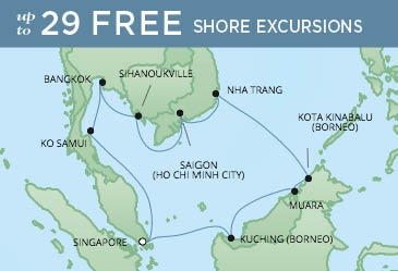 Azja- Singapur- Seven Seas Voyager
