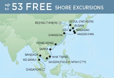 Azja- Singapur- Seven Seas Voyager