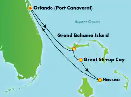 Bahamy - Port Canaveral - Norwegian Sun
