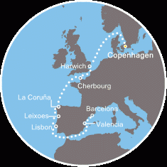 Dookoła Europy - Kopenhaga - Costa Favolosa