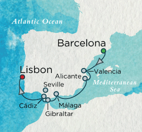 Morze Śródziemne - Barcelona - Crystal Serenity