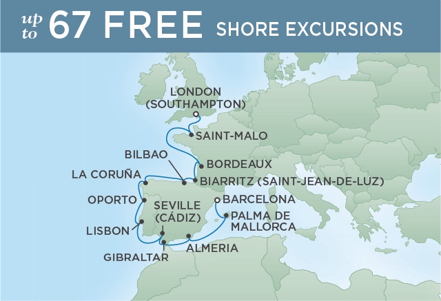 Dookoła Europy - Southampton - Seven Seas Explorer