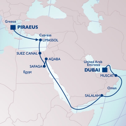 Dubaj i Emiraty - Pireus - Azamara Journey