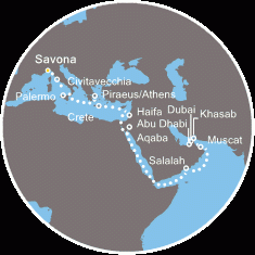 Dubaj i Emiraty - Savona - Costa Diadema