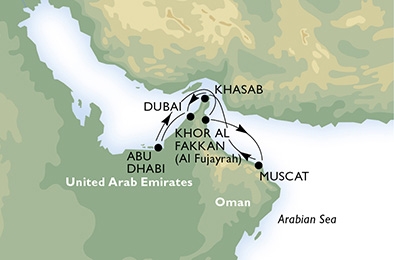 Emiraty Arabskie - Dubaj - MSC Musica