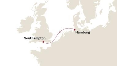 Europa Północna - Hamburg - Queen Mary 2
