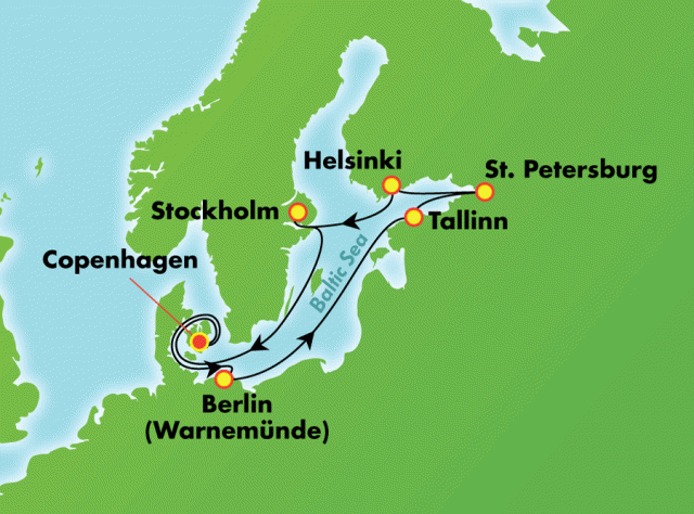 Morze Bałtyckie - Kopenhaga -Norwegian Getaway