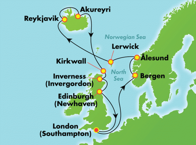 Europa Północna ALL INCLUSIVE - Southampton - Norwegian J..