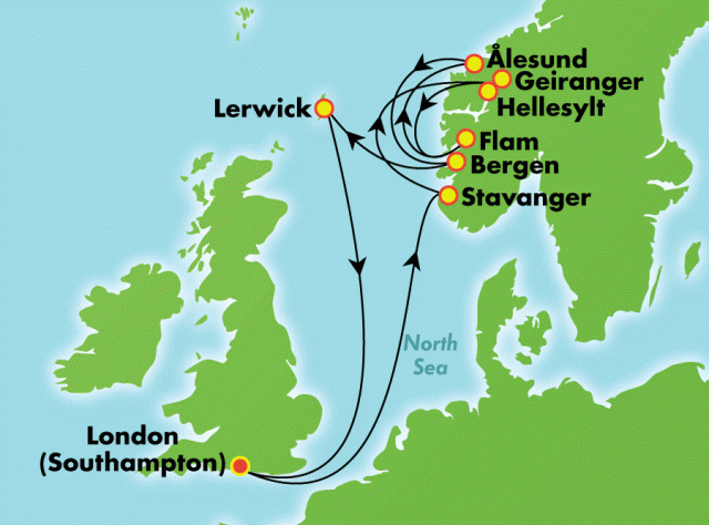 Europa Północna ALL INCLUSIVE - Southampton - Norwegian J..