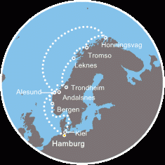 Fiordy Norweskie - Hamburg - Costa Pacifica