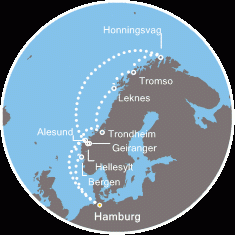 Fiordy Norweskie - Hamburg - Costa Pacifica