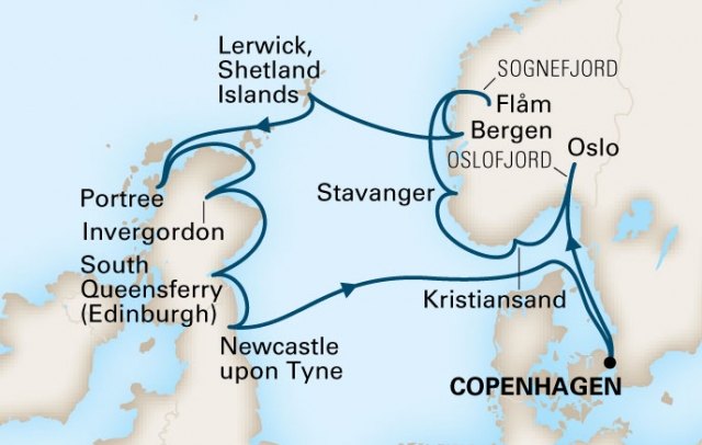 Fiordy Norweskie- Kopenhaga- Zuiderdam