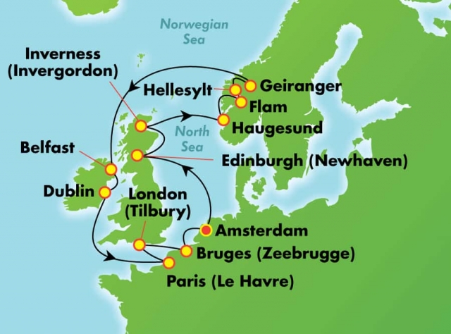 Fiordy Norweskie ALL INCLUSIVE - Amsterdam - Norwegian Pearl