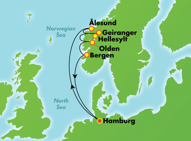 Fiordy Norweskie ALL INCLUSIVE - Hamburg - Norwegian Jade