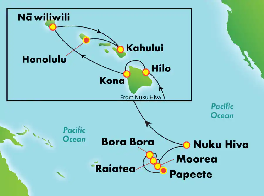 Polinezja Francuska i Hawaje - Papeete - Norwegian Jewel