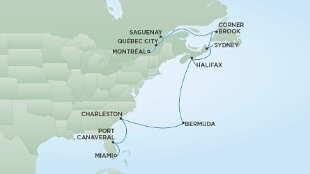 Kanada - Miami - Seven Seas Navigator