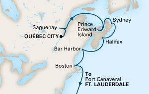 Kanada, Nowa Anglia - Quebec - Zuiderdam