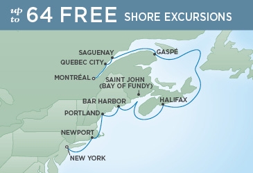 Kanada, Nowa Anglia - Nowy Jork - Seven Seas Navigator