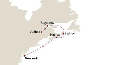 Kanada, Nowa Anglia - Quebec - Queen Mary 2