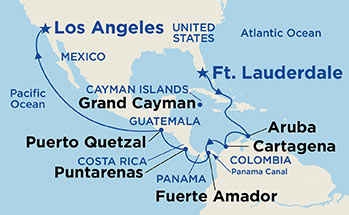Kanał Panamski - Fort Lauderdale - Coral Princess