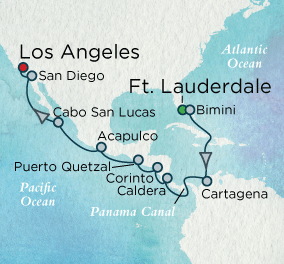 Kanał Panamski - Fort Lauderdale - Crystal Serenity