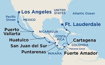 Kanał Panamski - Fort Lauderdale - Emerald Princess