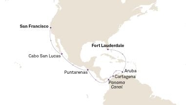 Kanał Panamski - Fort Lauderdale - Queen Victoria