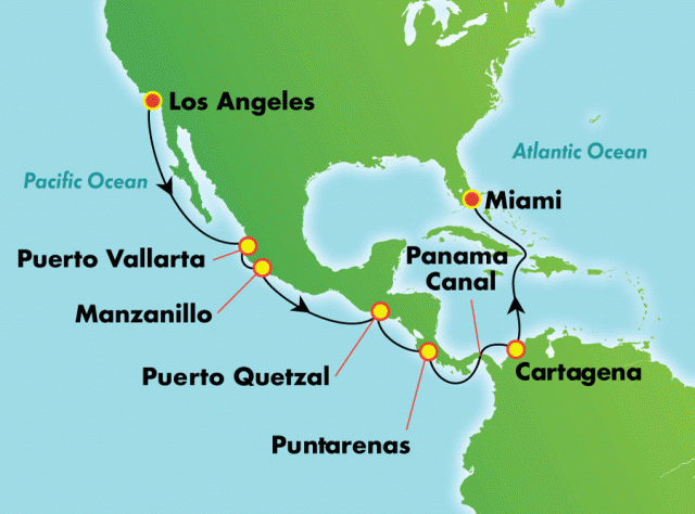 Kanał Panamski ALL INCLUSIVE - Los Angeles - Norwegian Bli..