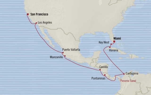 Kanał Panamski - Miami - Insignia