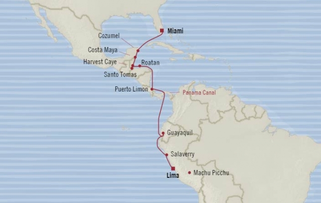 Kanał Panamski - Miami - Marina