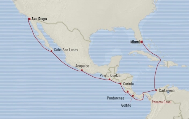 Kanał Panamski - Miami - Regatta