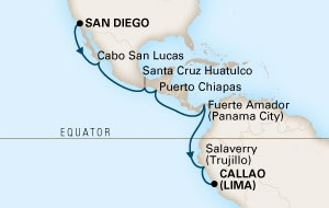 Kanał Panamski - San Diego - Maasdam