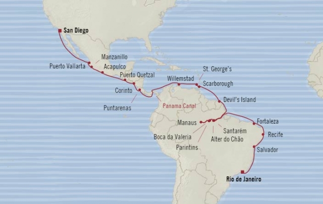 Kanał Panamski - San Diego - Sirena