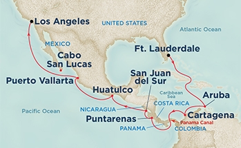 Kanał Panamski- Fort Lauderdale - Island Princess