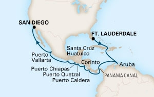 Kanał Panamski- Fort Lauderdale- Westerdam