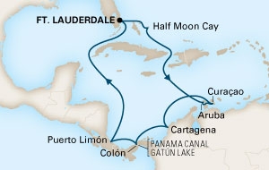 Kanał Panamski- Fort Lauderdale- Zuiderdam