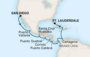 Kanał Panamski- San Diego- Osterdam