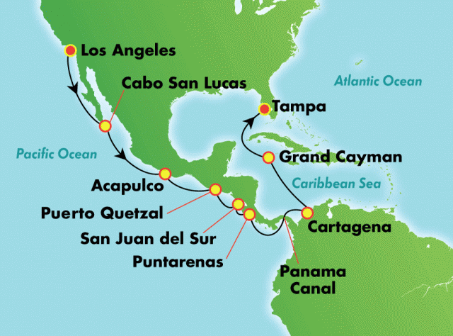 Kanał Panamski ALL INCLUSIVE -Los Angeles - Norwegian Pearl
