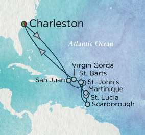 Karaiby - Charleston - Crystal Serenity