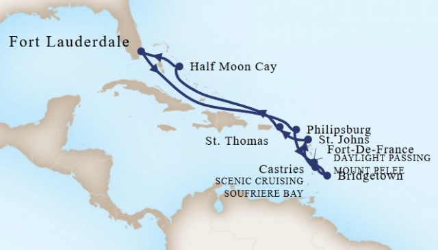 Karaiby - Fort Lauderdale - Koningsdam