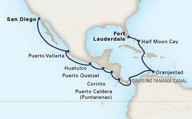 Kanał Panamski - Fort Lauderdale - Rotterdam